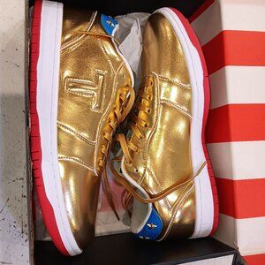 Official Trump Gold Sneakers Size 8.5